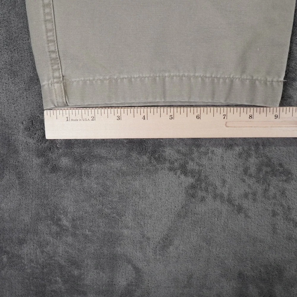 VTG North Face Canvas Cargo Pants Mens 36x30 Tan Roll Up Hem‎ Gorpcore Y2K 90s